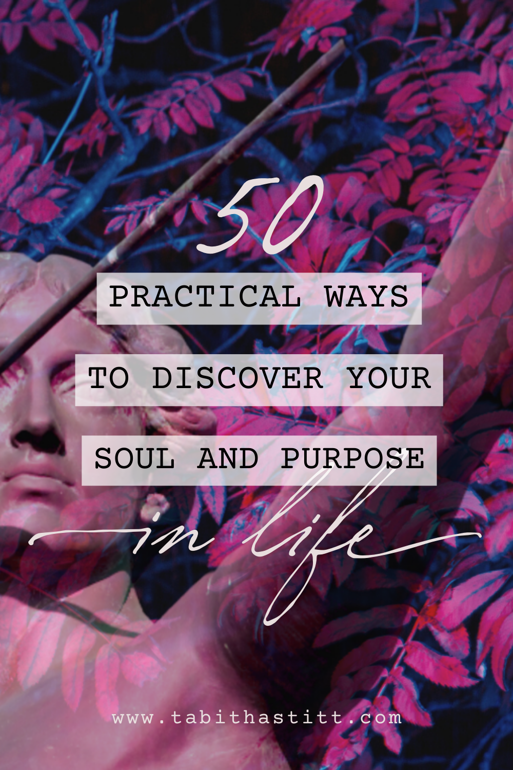 50 Practical Ways to Discover Your Soul and Purpose in Life written and channeled by Tabitha Stitt The Self Help Psychic and Spiritual Teacher showing a bow and arrow to symbolize focus and determination