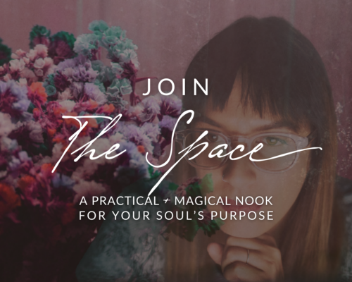 Your Zone of Genius for GOSS Magazine Readers: Join The Space, A Practical and Magical Nook for Your Soul's Purpose, Showing Flowers for Growth and Expansion