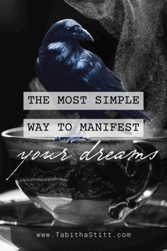 The Most Simple Way to Manifest Your Dreams, new podcast episode from The Self-Help Psychic podcast with a crow for a wisdom