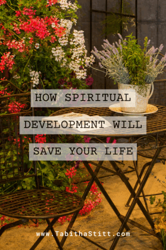 How Spiritual Development Will Save Your Life Podcast Episode with an English Cottage Garden for True Healing and Seeing