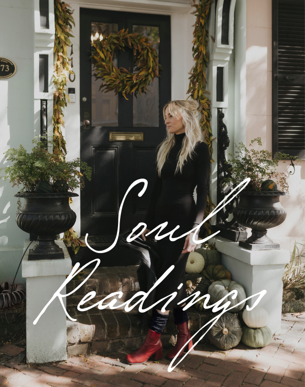 Psychic Soul Readings with Tabitha Stitt, The Self-Help Psychic Medium, Standing in Front of a Beautiful Home in Savannah, Showing Growth and Expansion
